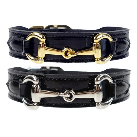 gucci dog collat|luxury leather collars for dogs.